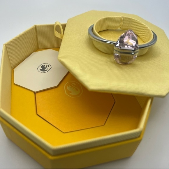 Swarovski Lucent Pink Pear Crystal Magnetic Bangle – NIB – Medium - Picture 15 of 17